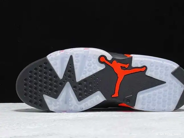 Jordan 6 Air 384664-060 Infrared OG Retro Black 0618
